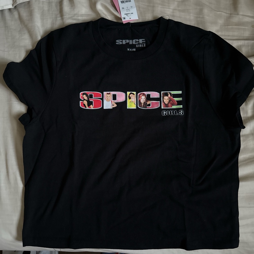 Spice Girls Black Short Sleeve Tee